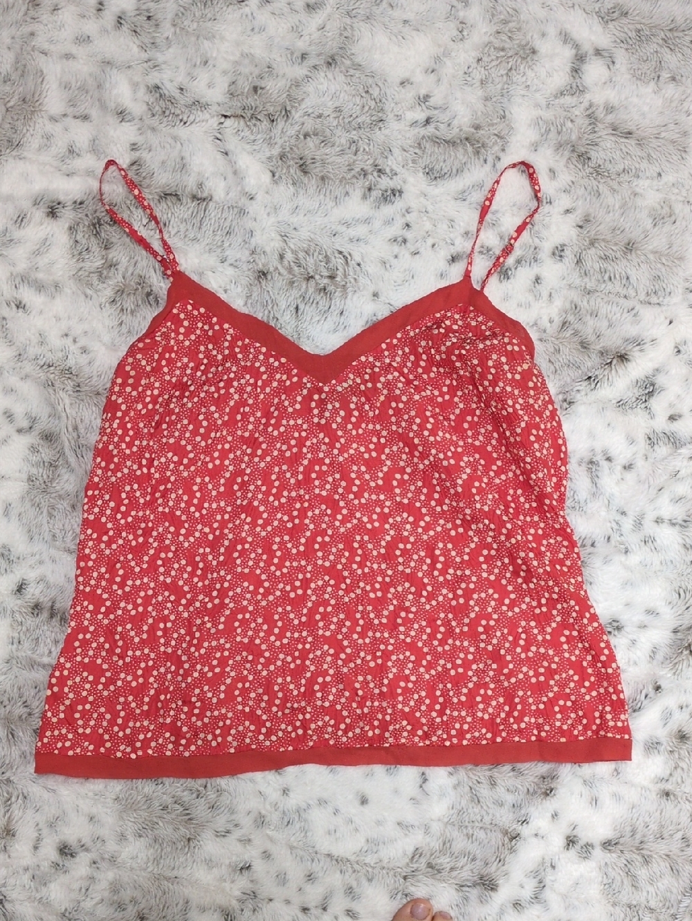 $5 MOVING SALE! Boden Orange Floral Spaghetti-Strap Camisole